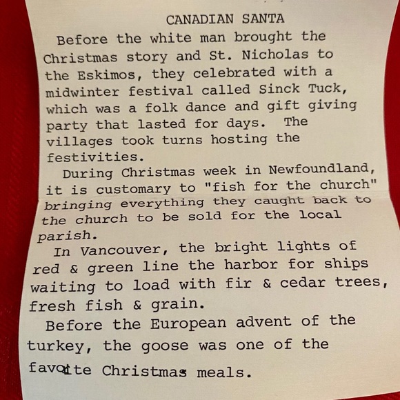 Vintage Old World Santa Collection-Canadian Santa - Picture 7 of 7